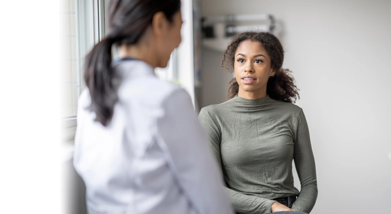 doctor with patient